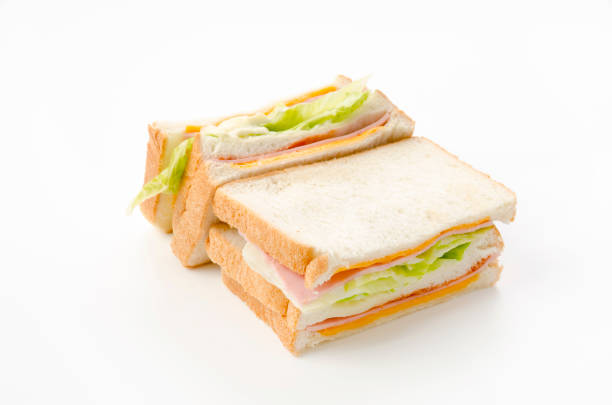 istock Healthy ham sandwich with cheese and lettuce 1391242150