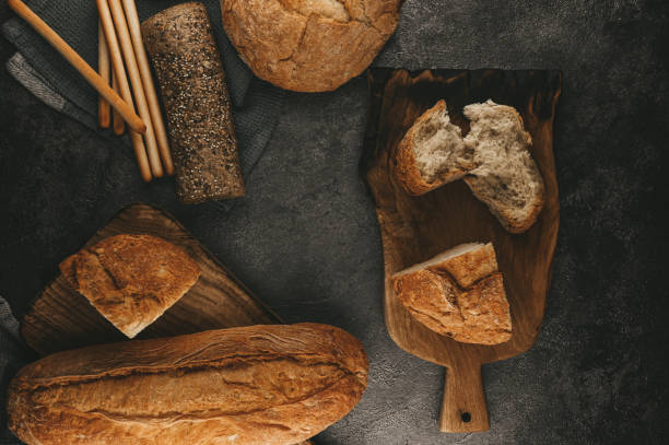 istock healthy eating and traditional bakery concept with selection of different breads on a rustic gray table 1391242481
