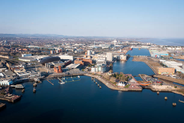 istock Aerial view of Cardiff Bay 1391245593