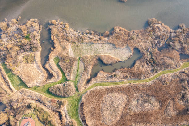 Aerial view of Cardiff Bay
