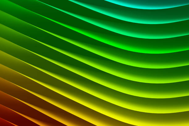 istock Abstract background with colorful vivid wavy lines with rainbow colors 1391247249