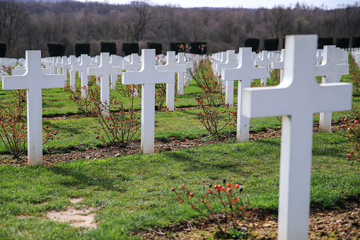 Photo of an American cemetery in Verdun