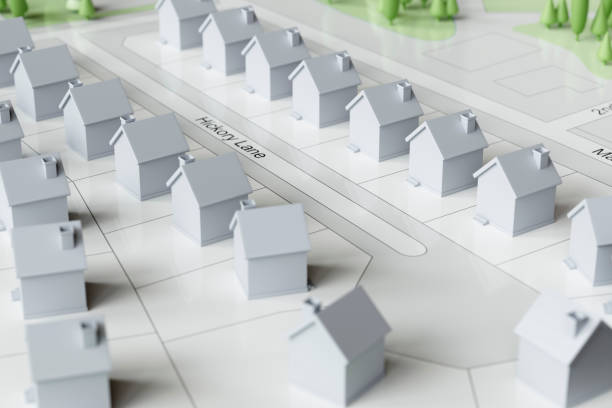 istock 3D Model of Neighborhood Architectural Model 1391252481