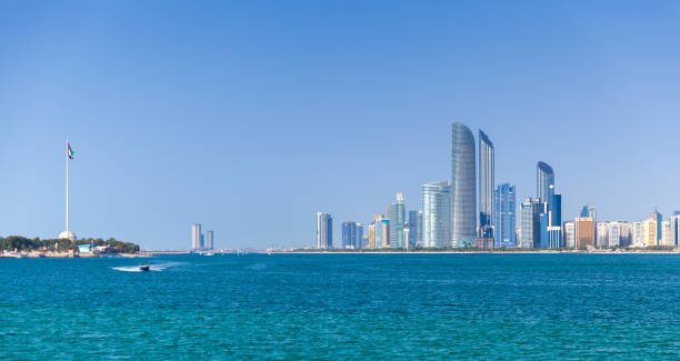 istock Abu Dhabi on a sunny day, cityscape 1391252859