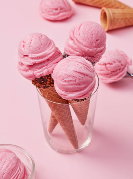 istock Home made ice cream cones 1391270602