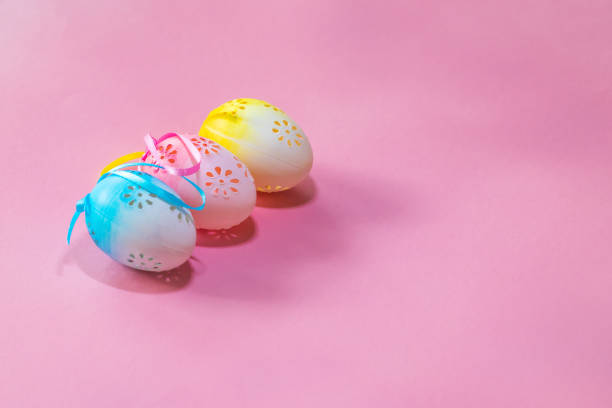 istock Spring Easter theme. Decoration of eggs and flowers. 1391279481