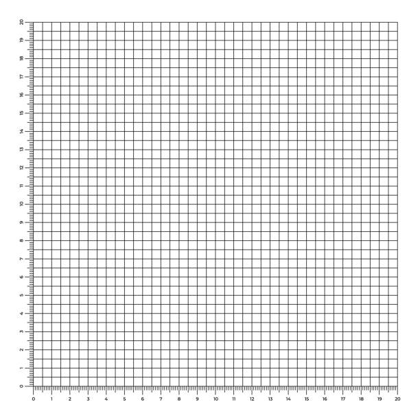 vektordarstellung von ecklinealen von 0 bis 20 cm isoliert auf weißem hintergrund. blaues diagrammpapiergitter. vertikale und horizontale messskalen. millimeter-millimeter-papier-rastervorlage. - königliche persönlichkeit stock-grafiken, -clipart, -cartoons und -symbole