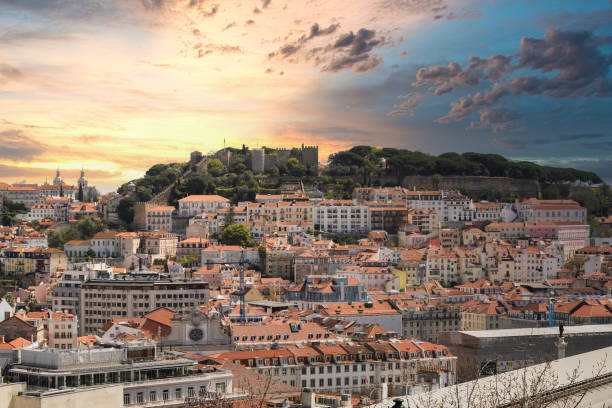 istock view of Lisbon Downtown 1391287580