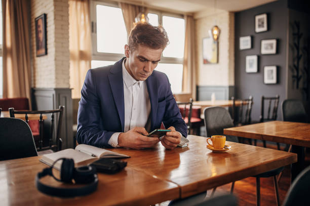 istock Businessman in cafe 1391295116