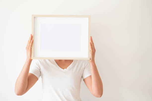 istock Wooden frames with empty space in the bedroom. 1391297139