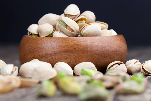 istock pistachio nuts ready and fried in salt for taste 1391302905