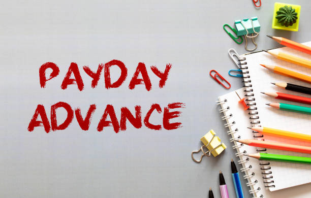 istock Payday advance is shown on the conceptual business photo 1391307855