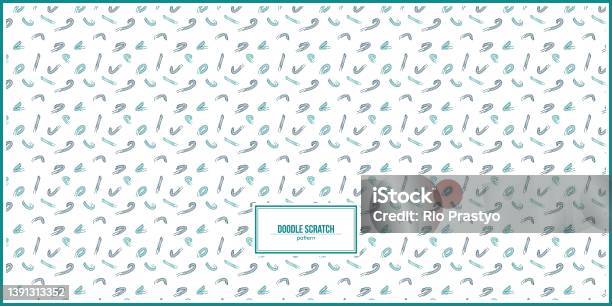 Artistic And Colorful Doodle Scratch Pattern Stock Illustration ...