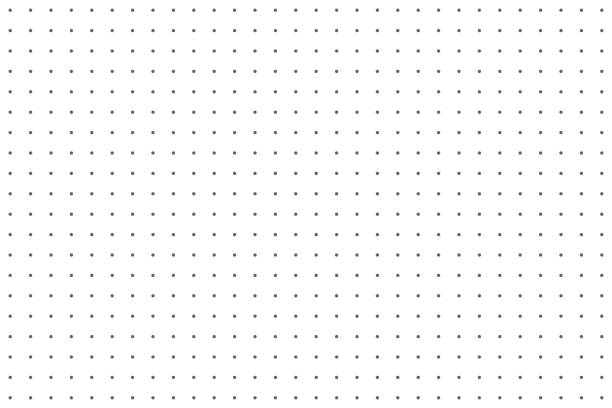 пунктирная сетка бесшовный шаблон для журнала маркеров. текстура черной точки. черная точечная сетка для бумаги для ноутбуков. векторная и� - spotted stock illustrations
