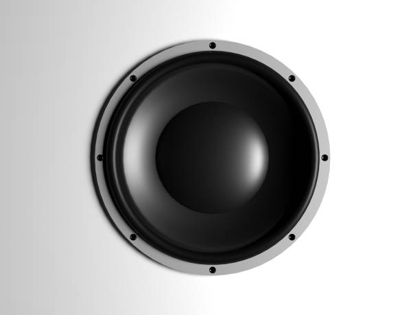 Musical speker isolated on a white background