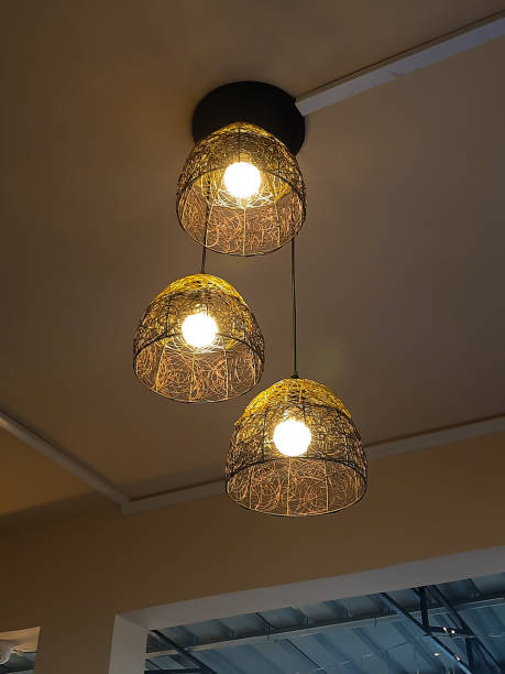 istock Low angle view of beautiful lamp 1391338499