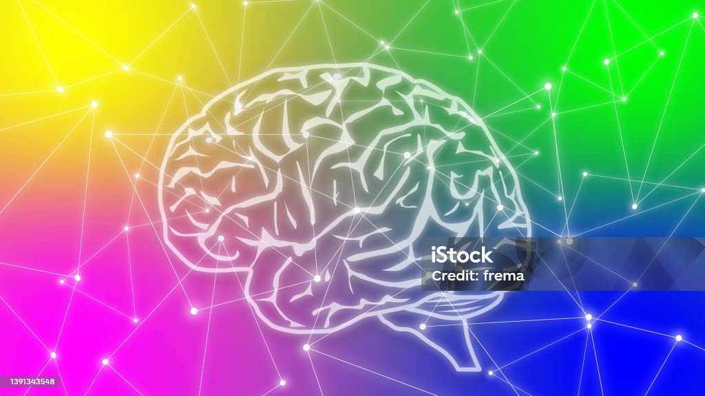 Science Brain Graphics Brain Science Brain Function And Network Stock Illustration - Download ...