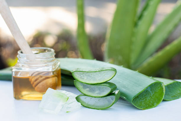istock aloevera gel and honey 1391348392
