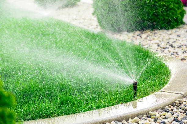 istock Sprinklers watering grass 1391349240