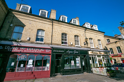 Aqua Gem Beauty Salon on Rochester High Street in Kent, England. This is a commercial business.