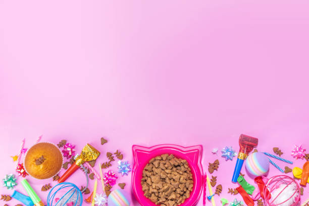 istock Pet cat happy birthday background 1391357063