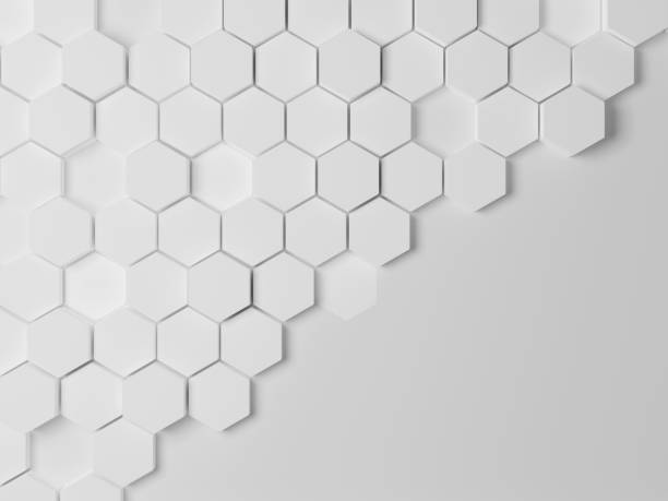 istock White abstract background hexagon shape and copy space. 3D illustration rendered. 1391362352
