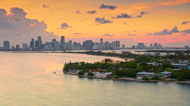 istock View of Miami skyline viewed from Virginia Key 1391369424