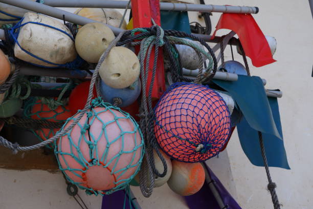 istock Fishing and nautical objects in the harbor 1391374220