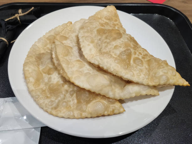 istock big tasty chebureks in a plate in a restaurant 1391375362