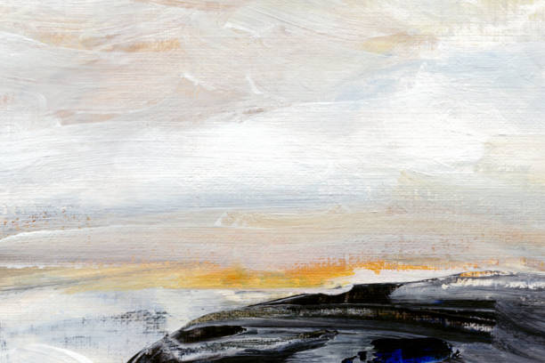 istock Abstract Art. Painted background. Modern art painting. Contemporary art 1391378604