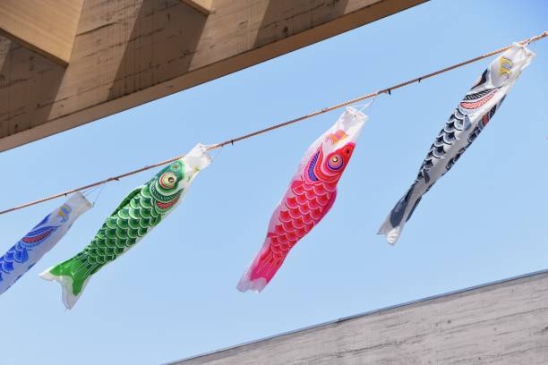 istock Japanese Carp streamer (Koinobori) season. 1391400118
