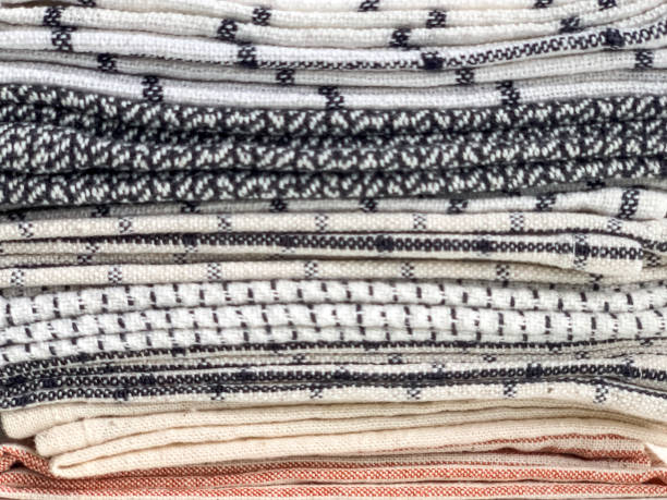 istock Cotton or linen fabrics background 1391401553