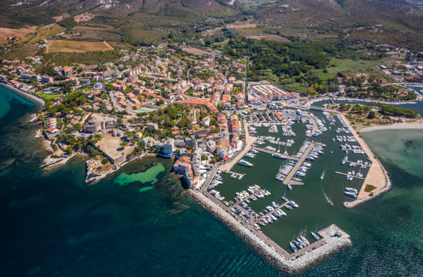 istock Saint Florent in Corsica - Aerial View 1391401554
