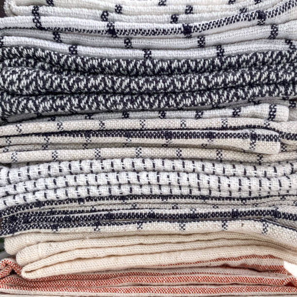 istock Cotton or linen fabrics background 1391401597