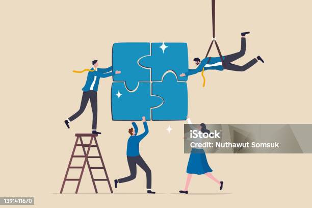 Solutioning Together Collaboration Work Together To Solve Problem Teamwork Unite Together To ...