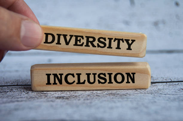 istock Diversity and inclusion text on wooden blocks with. 1391429008