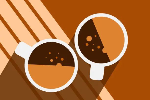 Vector illustration of Coffee time