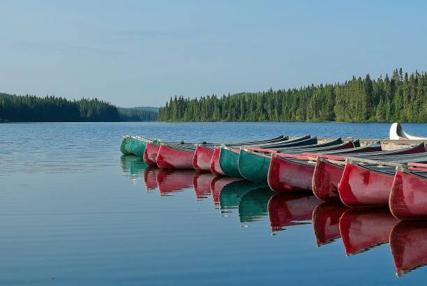 istock Panorama of Quebec lake 1391434579