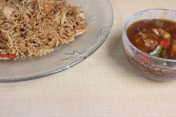 istock Chicken fried rice and manchurian 1391441183
