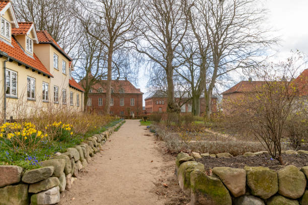 istock Latinerhaven Public Park in Viborg, Denmark 1391442787