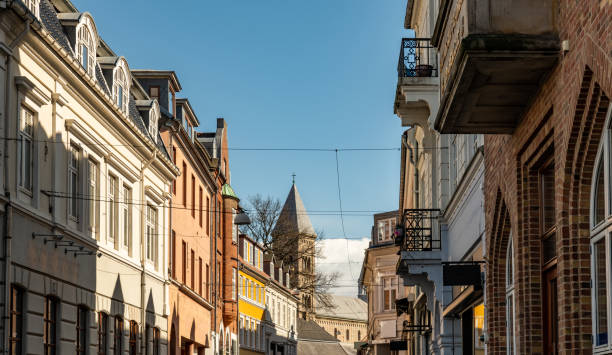 istock Viborg High Street in Denmark 1391442854