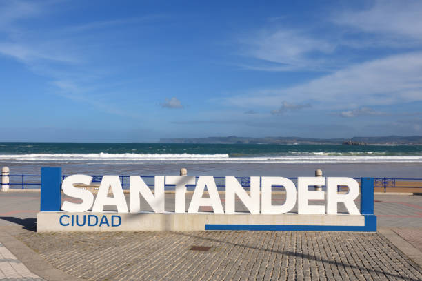 сантандер, кантабрия, испания - santander стоковые фото и изображения