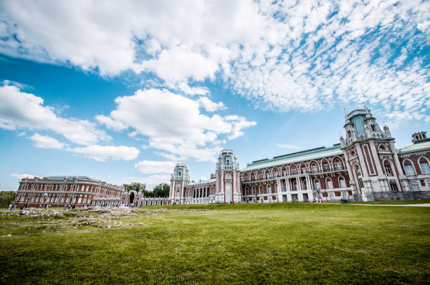 12th of October, 2019 - Beautiful Tsaritsyno palace in Moscow, Russia.