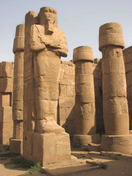 istock Statues at the Temple at Karnak, Luxor, Egypt 1391445805