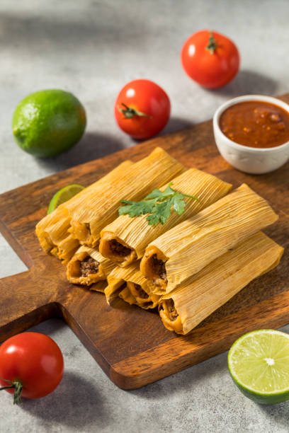 istock Homemade Beef Cornmeal Tamales 1391449771