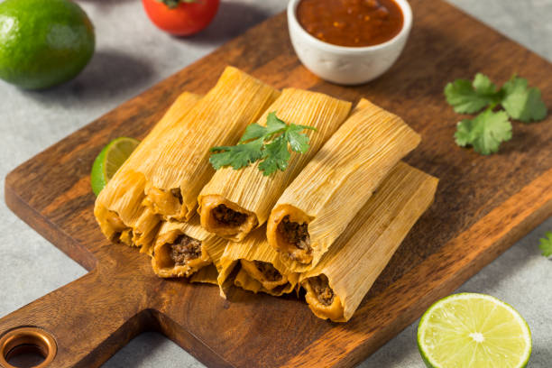 istock Homemade Beef Cornmeal Tamales 1391449786