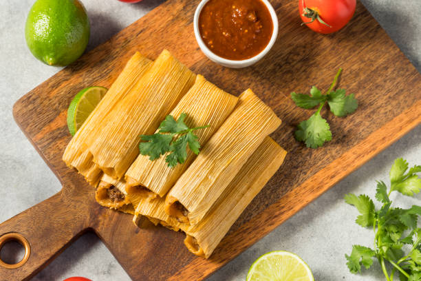 istock Homemade Beef Cornmeal Tamales 1391449797