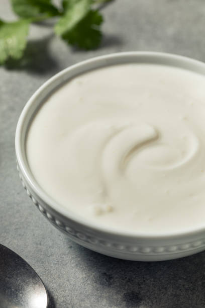 istock Homemade Creamy Mexican Crema Dip 1391449821