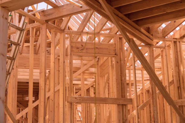 istock New house construction with wooden beams the ceiling and wall 1391453264