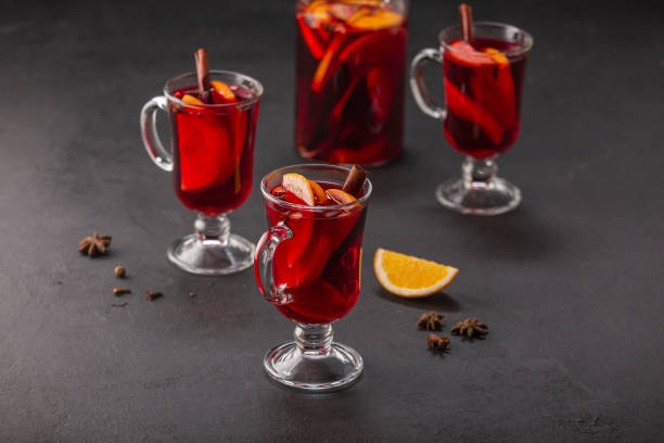 istock Traditional alcoholic Christmas drink  mulled wine 1391458609